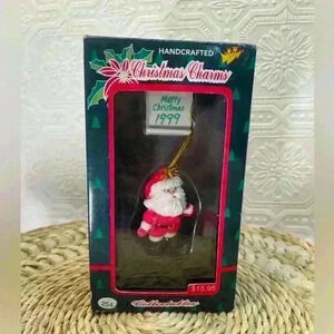 Christmas  charms Collectibles 1999 Santa Ornament.